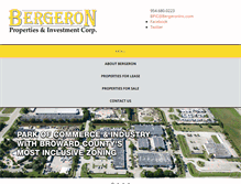 Tablet Screenshot of bergeronland.com